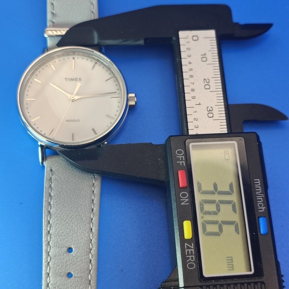 2018 Timex Gem Set 36mm Women\'s Quartz Watch Leather Strap (Indiglo Not Working) main image 7